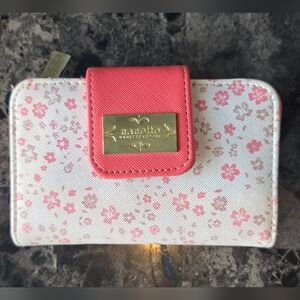 Nanette Lepore Pink Wallet with Gold Accent